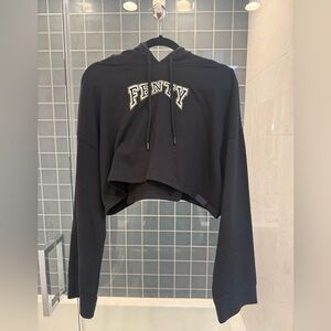 Puma By Rihanna Cropped Hoodie S